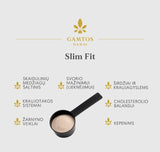 SLIM FIT, braškių skonio skaidulinis mišinys, 225 g