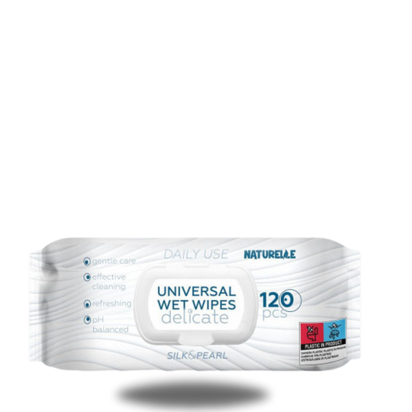 Drėgnos servetėlės  Naturelle Delicate 120vnt