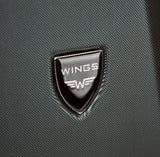 „WINGS ABS+ kelioninių lagaminų rinkinys – 3 lengvų lagaminų komplektas (3 viename), XXL dydžio.“